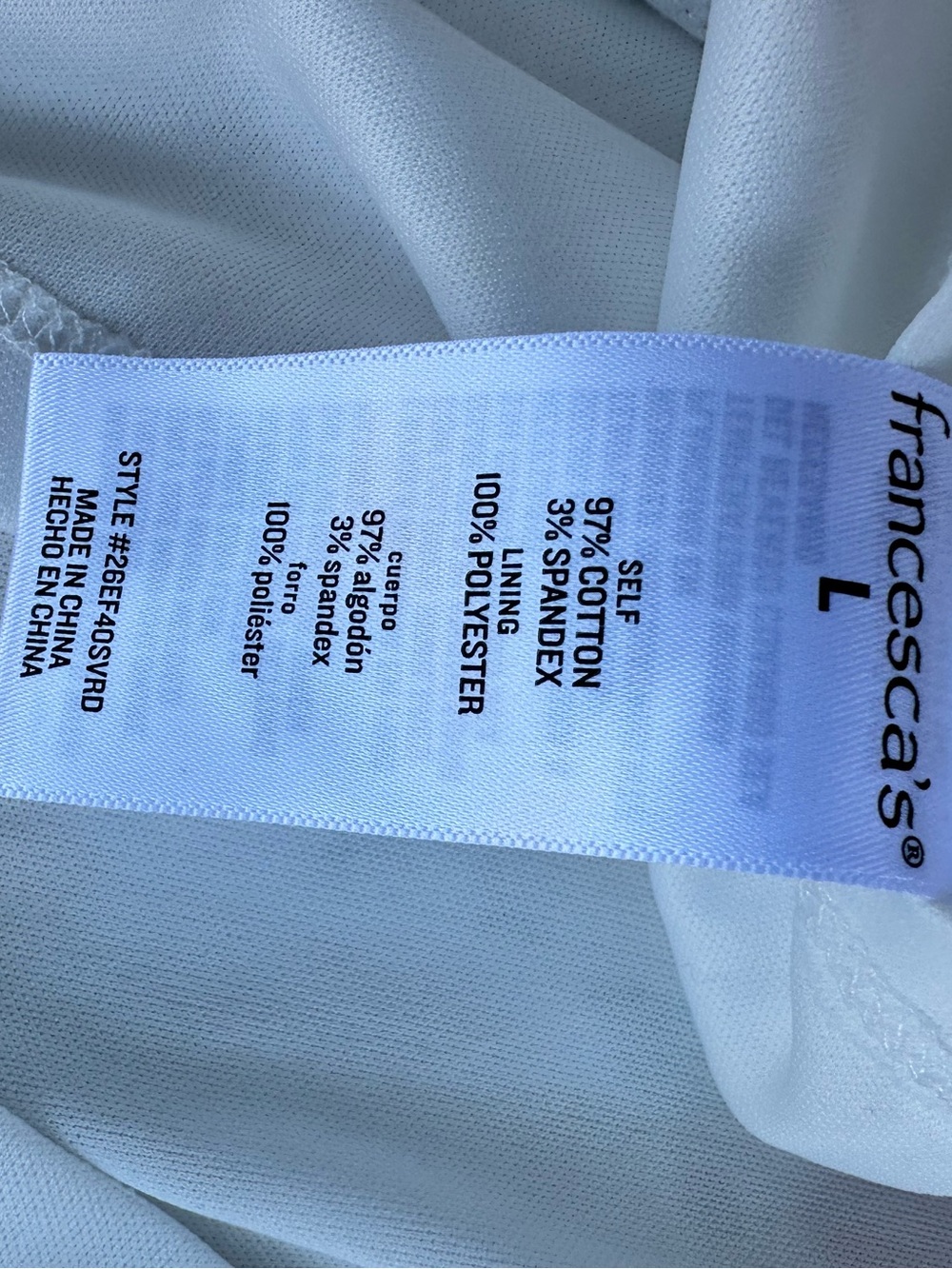 🎉5 for $45🎉 Miami Francesca’s dress size L - Picture 9 of 9